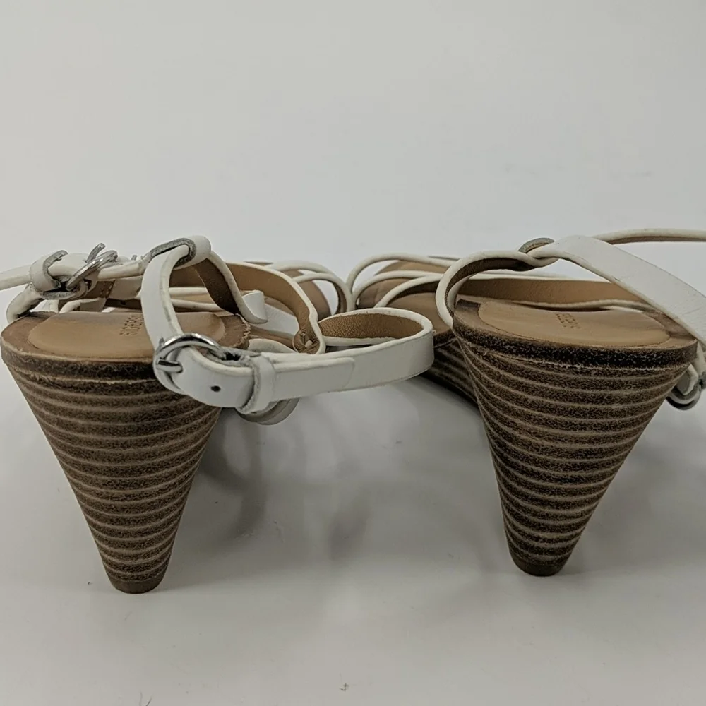 NWT SIGERSON MORRISON Leather Strappy Wedge Sandal